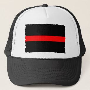 Casquette Ligne rouge mince de sapeur-pompier