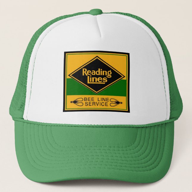 Casquette Lignes de chemin de fer de lecture, ligne service (Devant)