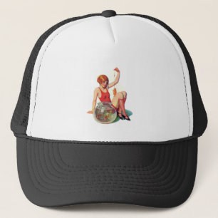 Casquette L'illustration de classique de poisson rouge