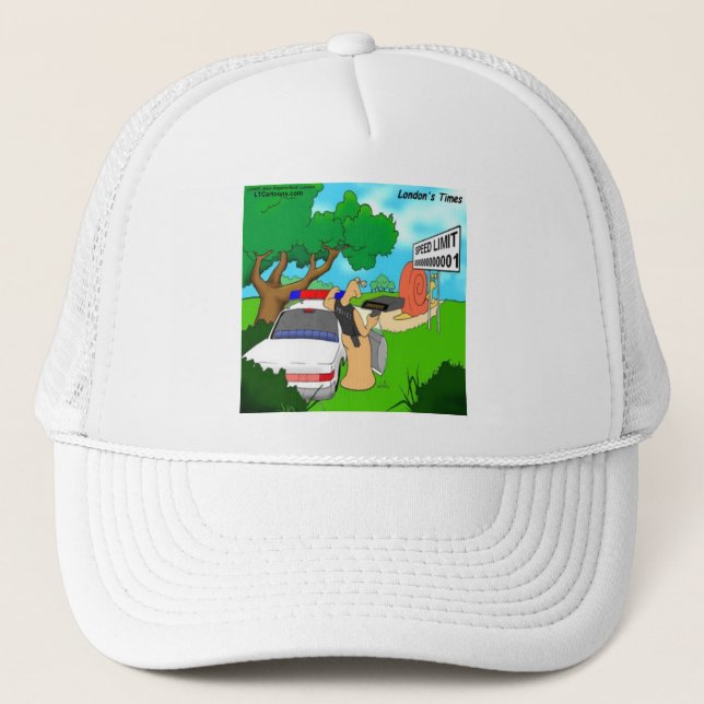 Casquette Limace Agent de la Circulation Drôle (Devant)