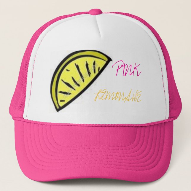 Casquette Limonade rose (Devant)