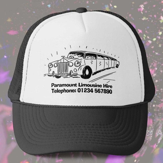 Casquette Limousine Luxury Location De Voiture Business. (Créateur téléchargé)