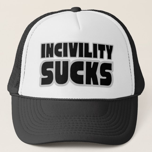 Casquette L'incivilité a du succès (Devant)
