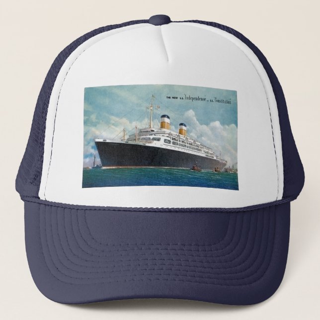 Casquette L'indépendance d'USS et cru de constitution de (Devant)