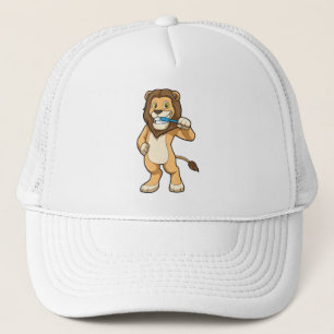 Casquette Lion avec brosse à dents