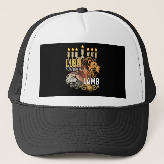 Casquette Lion De Juda Agneau De Dieu (Devant)
