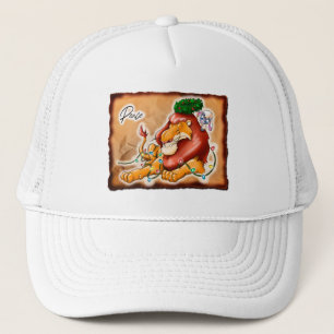 Casquette LION ET AGNEAU PAIX par Jeff Willis Art