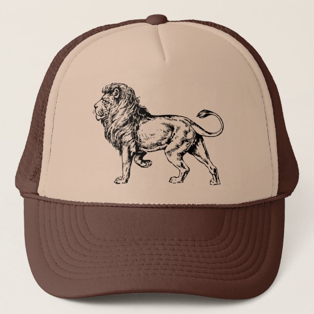 Casquette Lion - roi de la jungle (Devant)