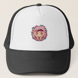 Casquette Lionalité Avec L'Écharpe Palestinienne