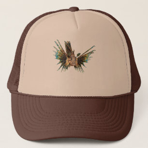 Casquette Lionfish - Conception Abstraite - Découpé d'une ph
