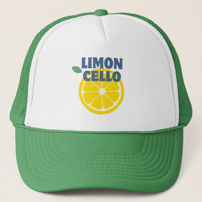 Casquette Liquor moderne branché Limoncello (Devant)