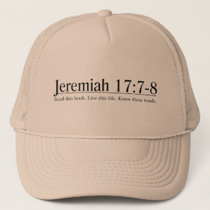 Casquette Lisez le 17:7 de Jérémie de bible - 8
