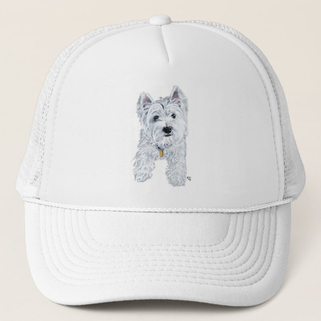 Casquette Little Curious Westie (Devant)