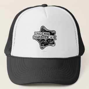 Casquette Little Miss Chatterbox   Black & White Star