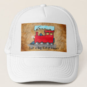 Casquette Little Red Train Art "Just a Big Kid at Heart"