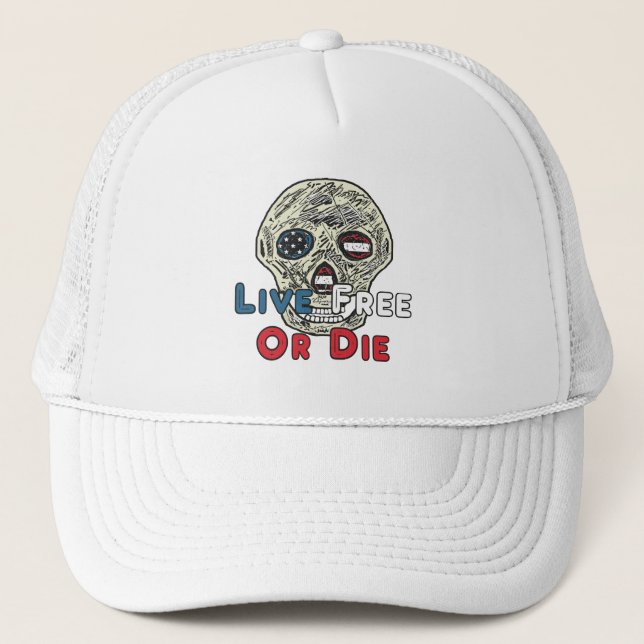 Casquette Live Free Ou Die (Devant)