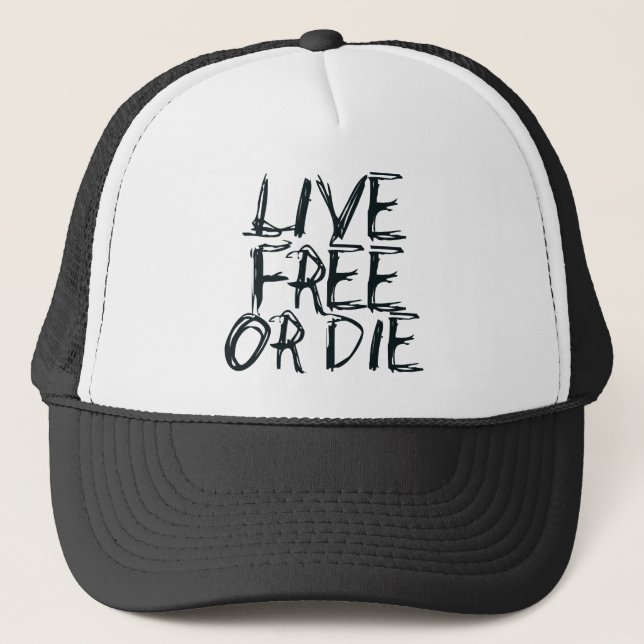 Casquette Live free ou Die (Devant)