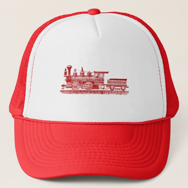 Casquette Locomotive 02 - Ruby Red (Devant)