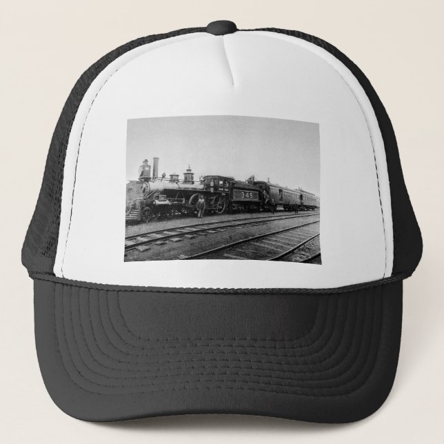 Casquette Locomotive grande 345 de tronc - cru (Devant)