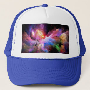 Casquette L'oeuvre Cloud de SlipperyJoe abstraite surre vibr