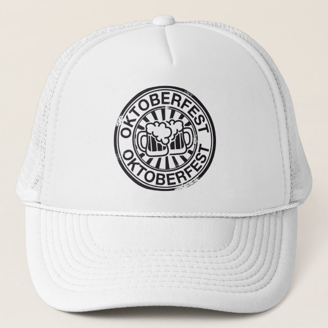 Casquette Logo de bière d'Oktoberfest (Devant)