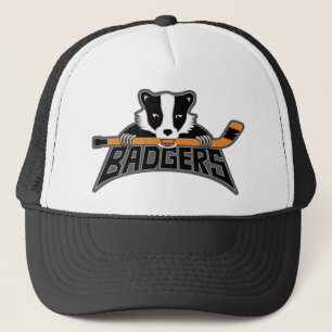 Casquette Logo de blaireaux - contour foncé