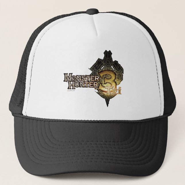 Casquette Logo de chasseur de monstre tri (Devant)