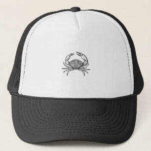 Casquette Logo de crabe en pierre (schéma)