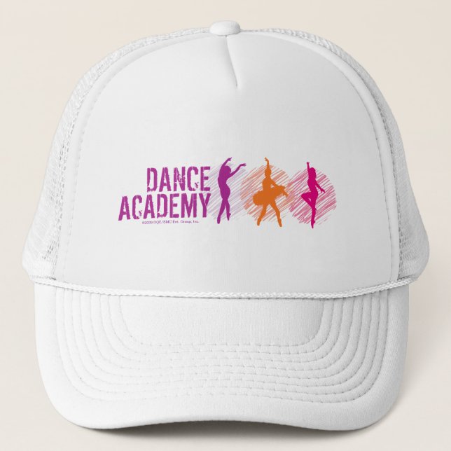 Casquette Logo de danseurs de couleur d'académie de danse (Devant)