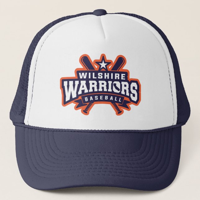 Casquette Logo de la Ligue de baseball Wilshire Warriors (Devant)