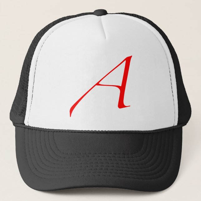 Casquette Logo de l'athée "A" (Devant)