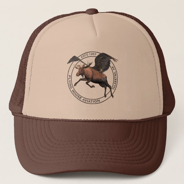 Casquette Logo de l'aviation de l'orignal volant (Devant)