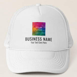 Casquette Logo de l'entreprise Blancs de baseball masculin e
