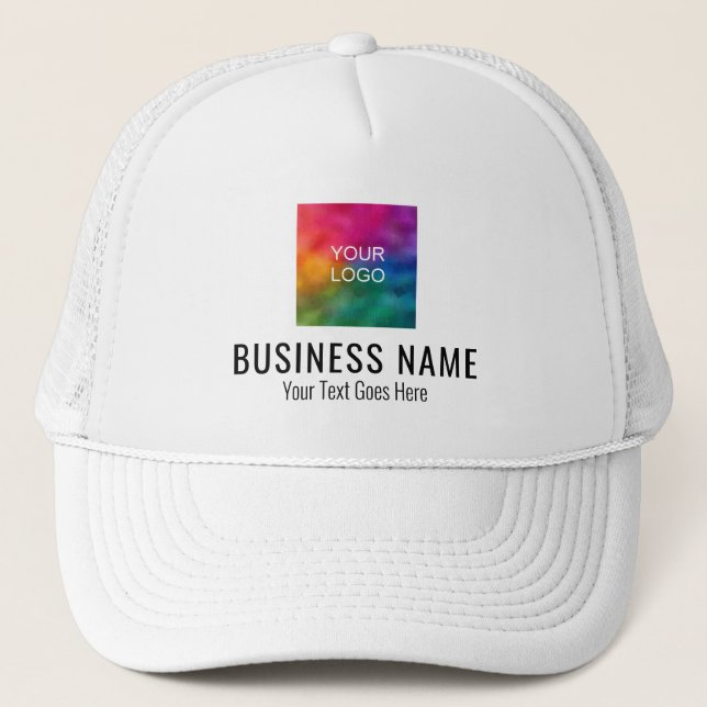 Casquette Logo de l'entreprise Blancs de baseball masculin e (Devant)