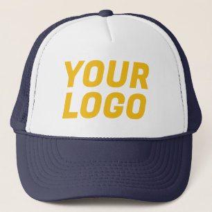 Casquette Logo de l'entreprise personnalisé Navy & Or