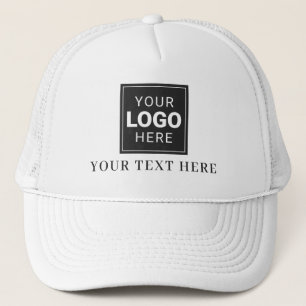Casquette Logo de l'entreprise plus texte