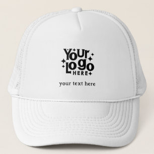 Casquette Logo de l'entreprise Rétro Texte Marketing d'entre