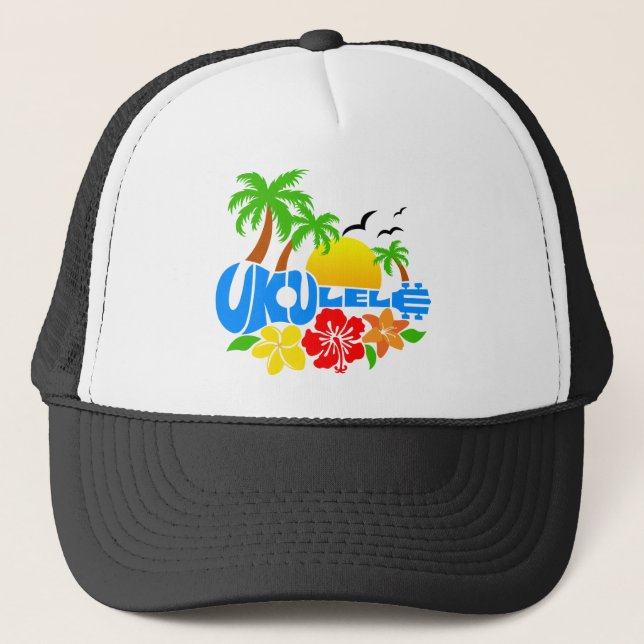 Casquette Logo de l'île d'Ukulele (Devant)