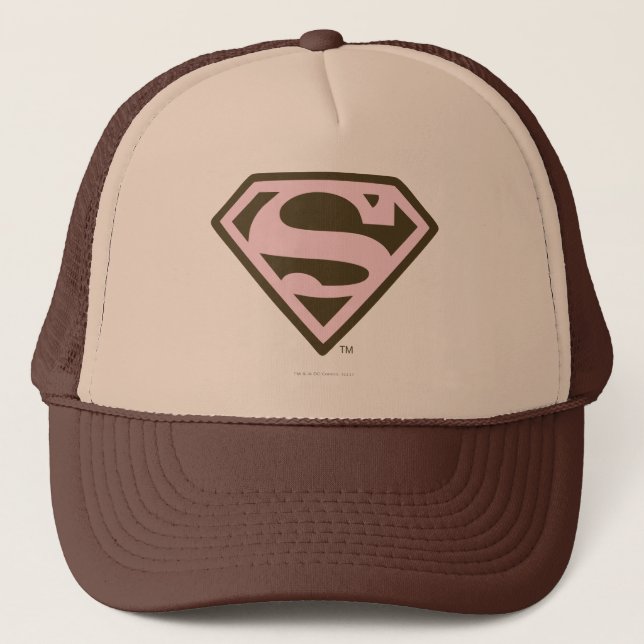 Casquette Logo de Supergirl Pink and Brown (Devant)