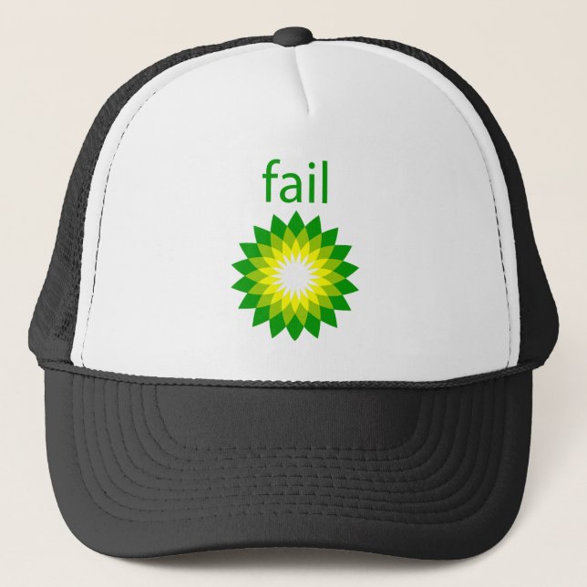 Casquette Logo d'échouer de flaque d'huile de BP (Devant)