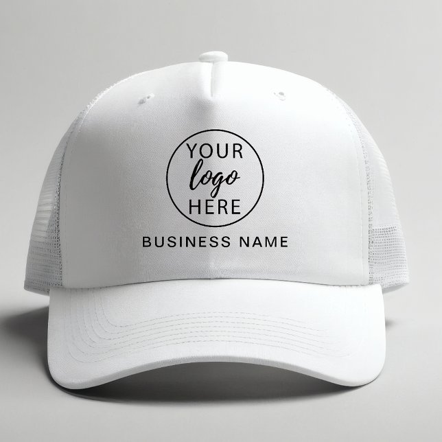Casquette Logo d'entreprise personnalisé (Custom Business Logo Modern Custom Trucker Hat)