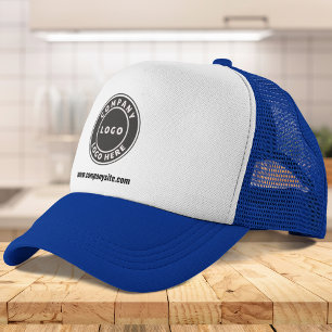 Casquette Logo d'entreprise simple et employés du site Web p
