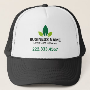 Casquette Logo d'entretien de pelouse Green Leaf pour l'amén