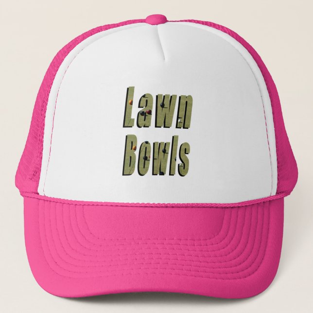 Casquette logo dimensionnel de Lawn Bowl, (Devant)