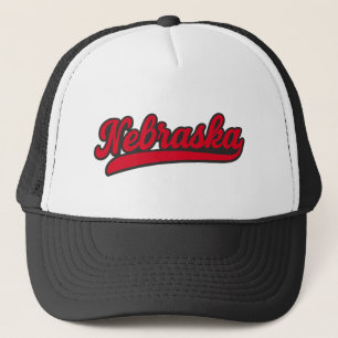 Casquette Logo du script Nebraska Pride rétro Red State