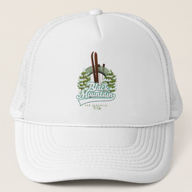 Casquette Logo du ski du New Hampshire de Black Mountain. (Devant)