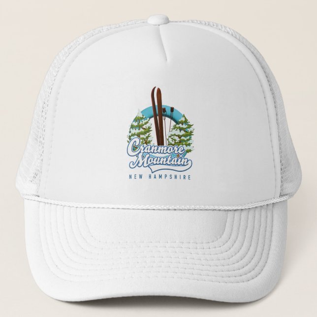 Casquette Logo du ski du New Hampshire de Cranmore Mountain (Devant)