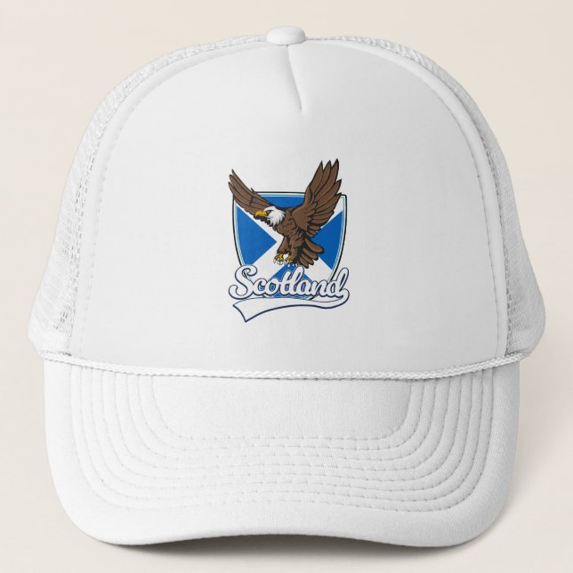 Casquette Logo écossais de voyage (Devant)