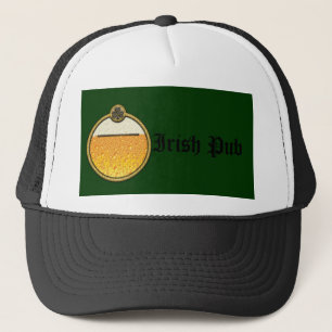 Casquette Logo élégant de bière Irish Pub