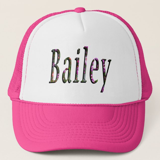 Casquette Logo Floral Bailey Name, (Devant)